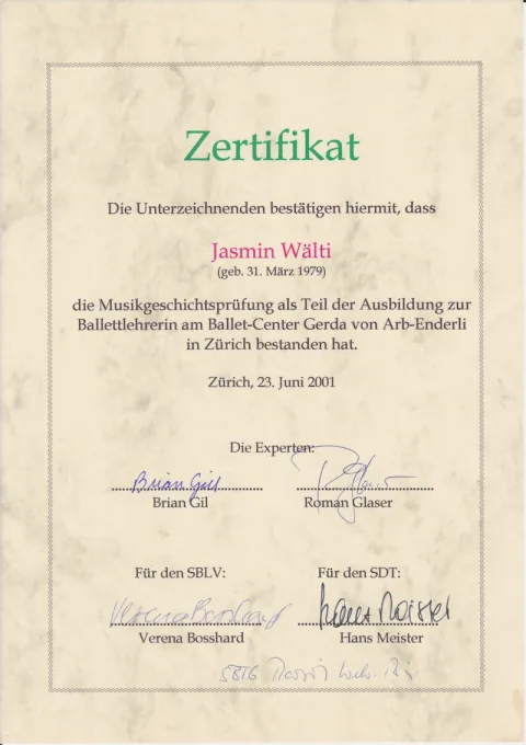 Diplom: Musikgeschichte